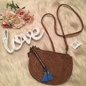 Boho Chic Brown Small Shoulder Bag